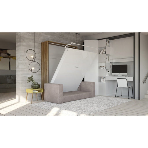 Maxima House Murphy bed European Full XL Vertical with Sofa Invento - IN001OW-B - Backyard Provider