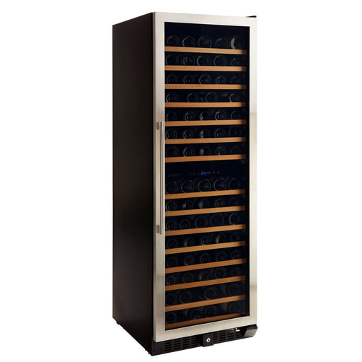 166 Bottle Premium Dual Zone Stainless Steel Wine Refrigerator - Backyard Provider