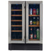 Dual Zone Stainless Steel Under Counter Wine and Beverage Cooler - Backyard Provider