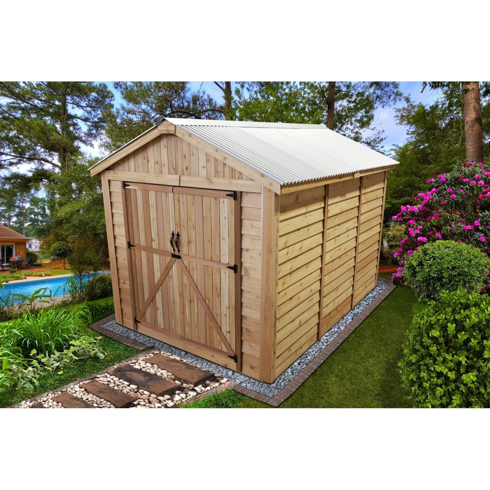 Outdoor Living Today 8'x12' Space Master Storage Shed - SM812