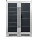 Thor Kitchen 24 in. 21 Bottle & 95-Can Wine Cooler, TBC2401DI