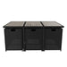 Flash Furniture Peregrine 7 PC Black Patio Set - TW-3WBE00-GY-GG