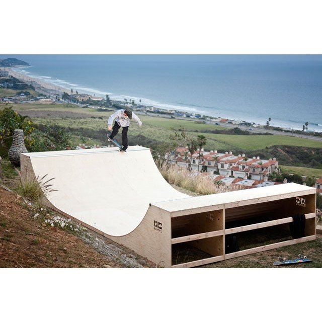 OC Ramp Half Pipe Ramp – 12 Foot Wide - Backyard Provider