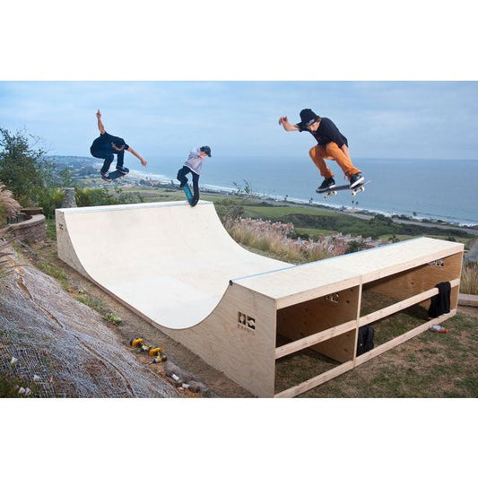 OC Ramp Half Pipe Ramp- 16' Wide - Backyard Provider