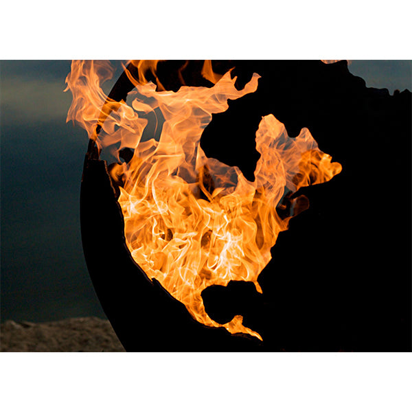 Fire Pit Art Third Rock Fire Pit Close up look