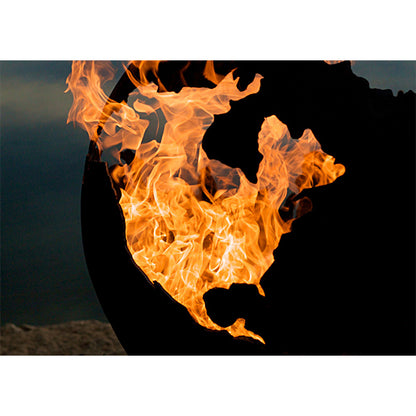 Fire Pit Art Third Rock Fire Pit Close up look