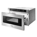 Thor Kitchen Appliance Package - 30 in. Natural Gas Range, Range Hood, Microwave Drawer, Refrigerator, Dishwasher, AP-LRG3001U-7