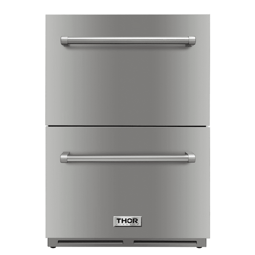 Thor Kitchen 24 in. 5.4 cu. ft. Indoor or Outdoor Refrigerator Drawer, TRF24U