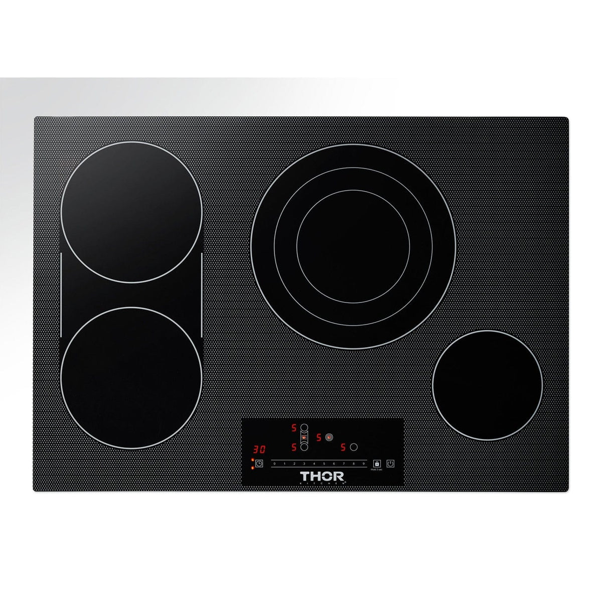 Thor Kitchen 30 In. Professional Electric Cooktop With 4 Burners in Black, TEC30