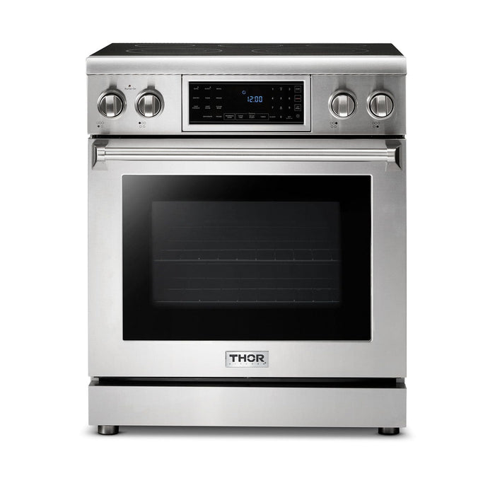 Thor Kitchen 30 Inch Air Fry and Self-Clean Professional Electric Range, TRE3001