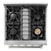 Thor Kitchen 30 in. 4.2 cu. ft. Professional Natural Gas Range in Stainless Steel - HRG3080U