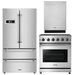 Thor Kitchen 30 in. Natural Gas Range, 36 in. Refrigerator & 24 in. Dishwasher, AP-LRG3001U-2
