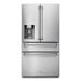 Thor Kitchen Appliance Package - 36 in. Electric Range, Range Hood, Microwave Drawer, Refrigerator with Water and Ice Dispenser, Dishwasher, AP-HRE3601-13