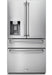 Thor Kitchen Appliance Package - 36 In. Natural Gas Range, Range Hood, Refrigerator with Water and Ice Dispenser, Dishwasher, Wine Cooler, AP-TRG3601-W-8