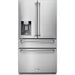 Thor Kitchen Appliance Package - 36 In. Gas Range, Range Hood, Refrigerator with Water and Ice Dispenser, Dishwasher, Wine Cooler, AP-TRG3601-11