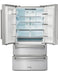 Thor Kitchen Appliance Package - 36 In. Gas Range, Range Hood, Microwave Drawer, Refrigerator, Dishwasher, Wine Cooler, AP-TRG3601-8