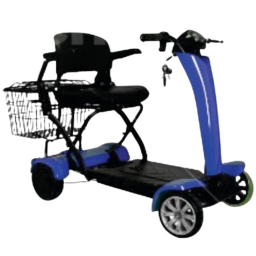 Tzora Lite E-Fold 4-Wheel Mobility Scooter - Backyard Provider