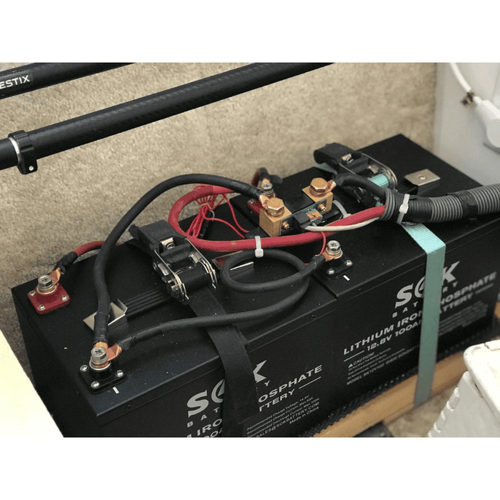 SOK Battery [100Ah] 12V LiFePO4 Deep Cycle Battery | Lithium Solar Battery | Choose Model - Backyard Provider