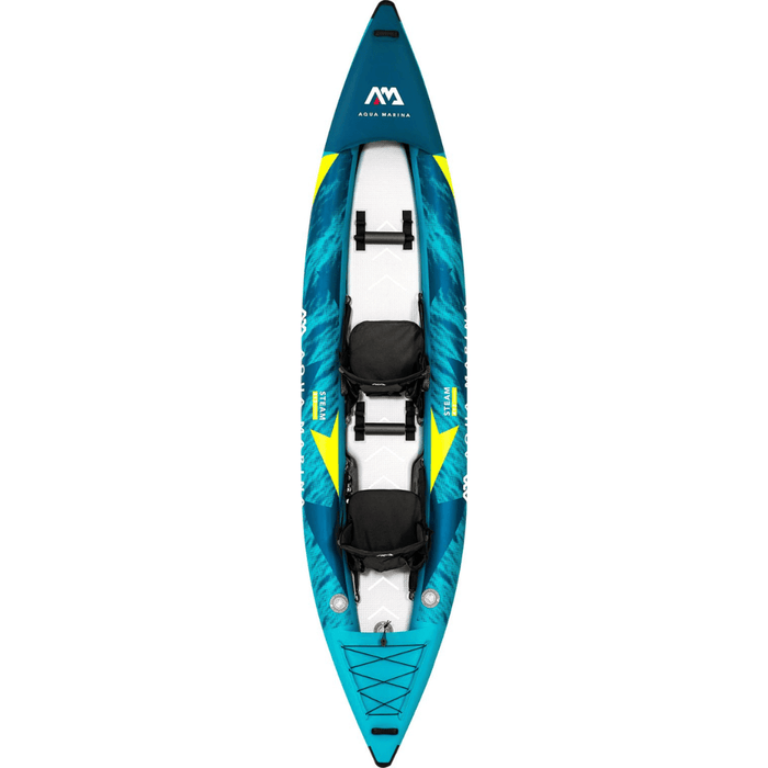 Aqua Marina 13’6 Steam-412 Versatile/ Whitewater Kayak 2-person. DWF Deck. paddle excluded