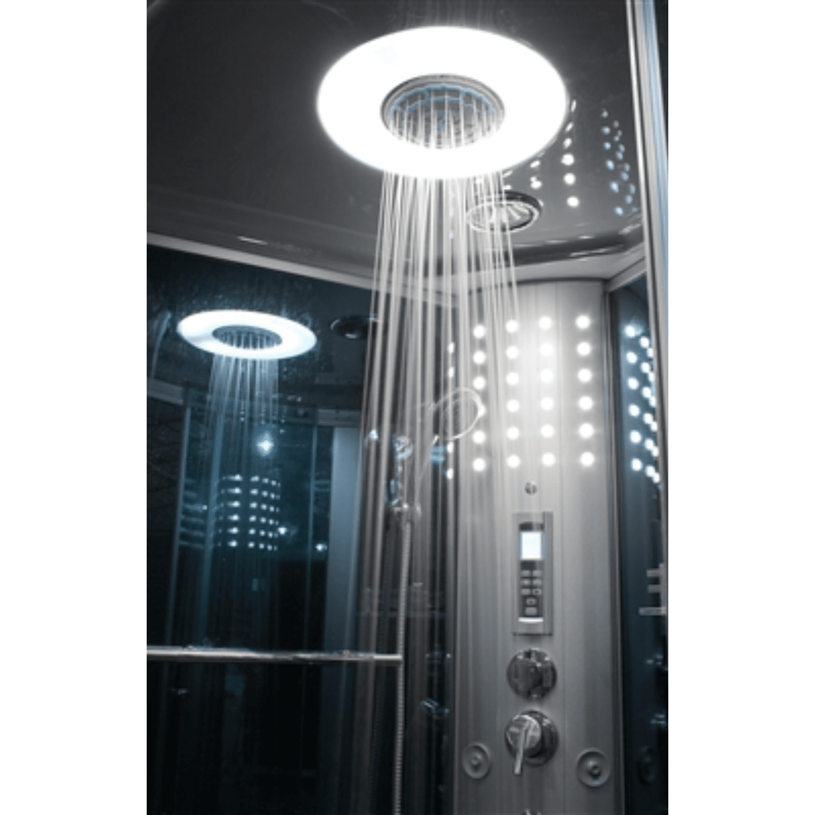 Mesa Steam Shower Blue Glass - WS-803L