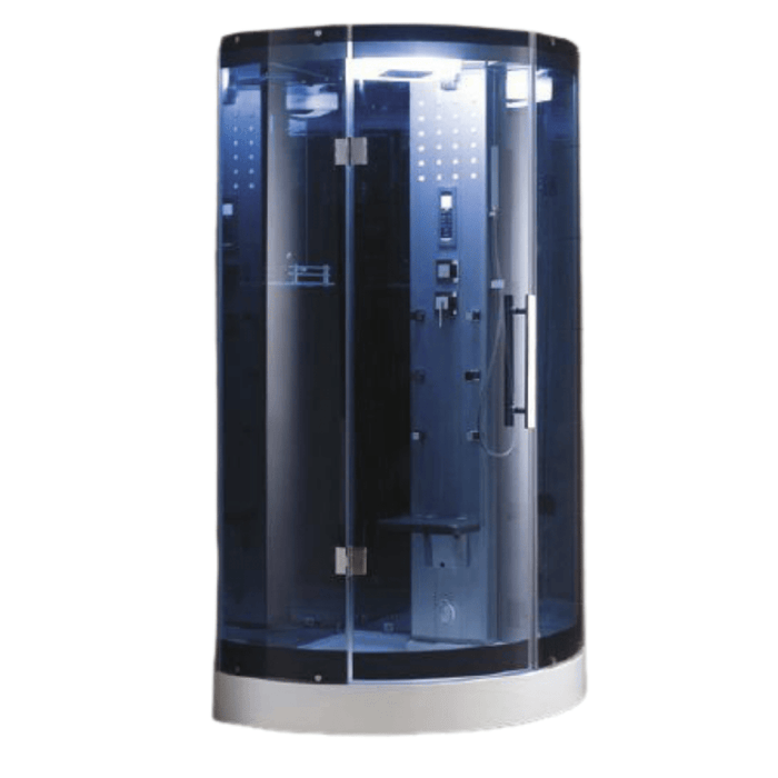 Mesa Steam Shower Blue Glass - WS-302A