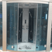 Mesa Steam Shower Tub Combo Blue Glass - 701A