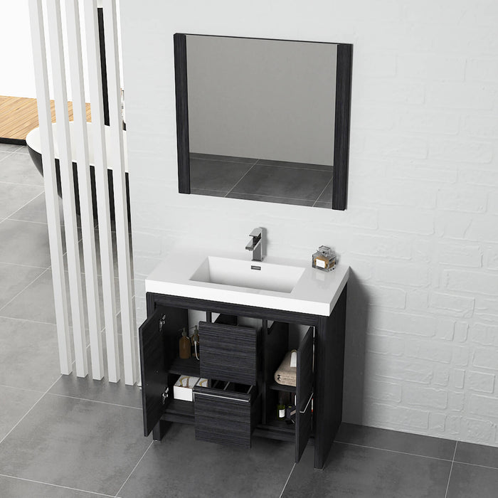 Blossom Milan 36 Inch Bathroom Vanity - V8014 36 01 - Backyard Provider