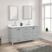 Blossom Geneva 60″ Bathroom Vanity - V8026 60 01 - Backyard Provider
