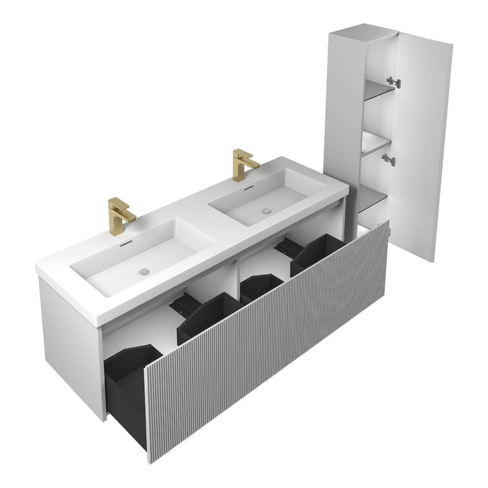 Blossom Positano 60″ Bathroom Double Vanity - V8028 60 01 - Backyard Provider