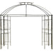 Outsunny 10' x 10' Outdoor Patio Gazebo Canopy with Double Tier Roof - 84C-192BN