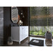 Ancerre Hannah Bathroom Vanity with Sink and Black Quartz Top Cabinet Set - VTSM-HANNAH-48-L-W-B - Backyard Provider