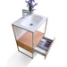 Ancerre Tory Bathroom Vanity with Solid Surface Top Cabinet Set with Mirror - VTSM-TORY-24-NW-MW - Backyard Provider