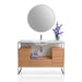 Ancerre Tory Bathroom Vanity with Solid Surface Top Cabinet Set with Mirror - VTSM-TORY-24-NW-MW - Backyard Provider