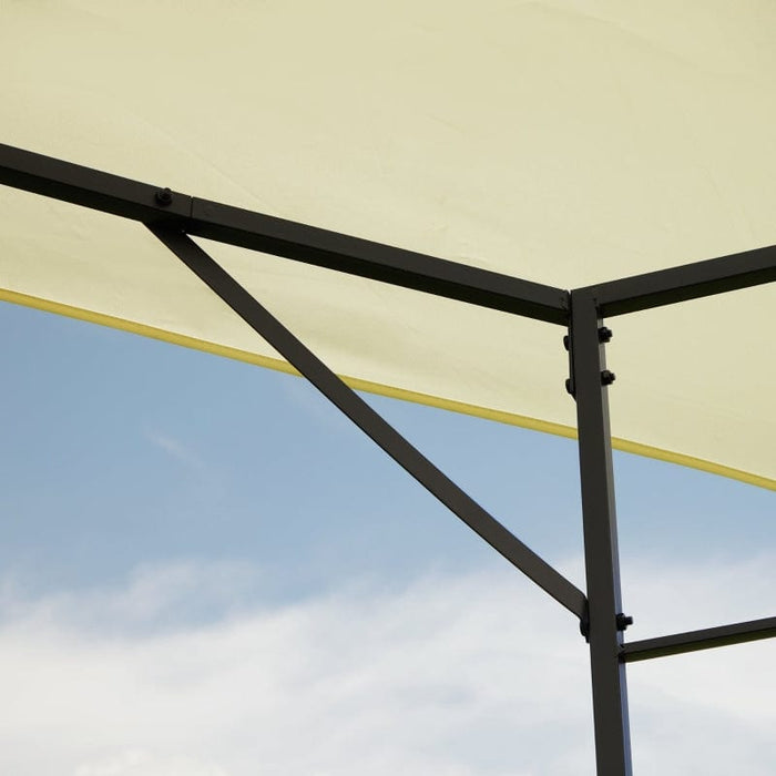 Outsunny 10'x10' Outdoor Modern Gazebo Canopy Cover with Cloth Side Panels - 01-0867