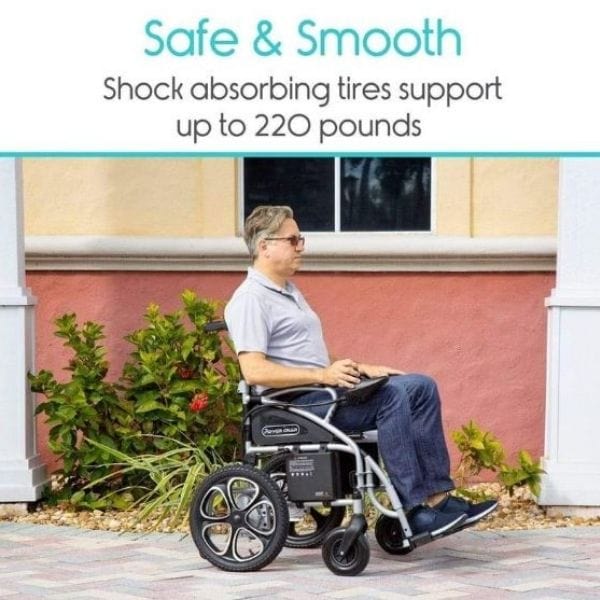 Vive Health Compact Power Wheelchair - Backyard Provider