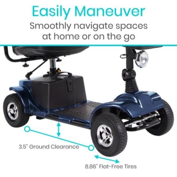 Vive Health Series A Deluxe Travel Mobility Scooter - Backyard Provider