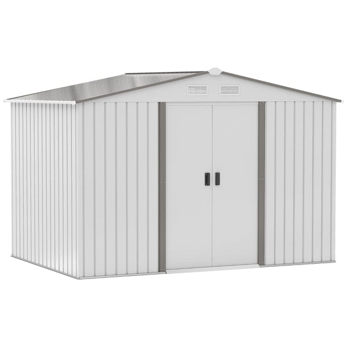 Outsunny 9' x 6' Metal Storage Shed - 845-031SR