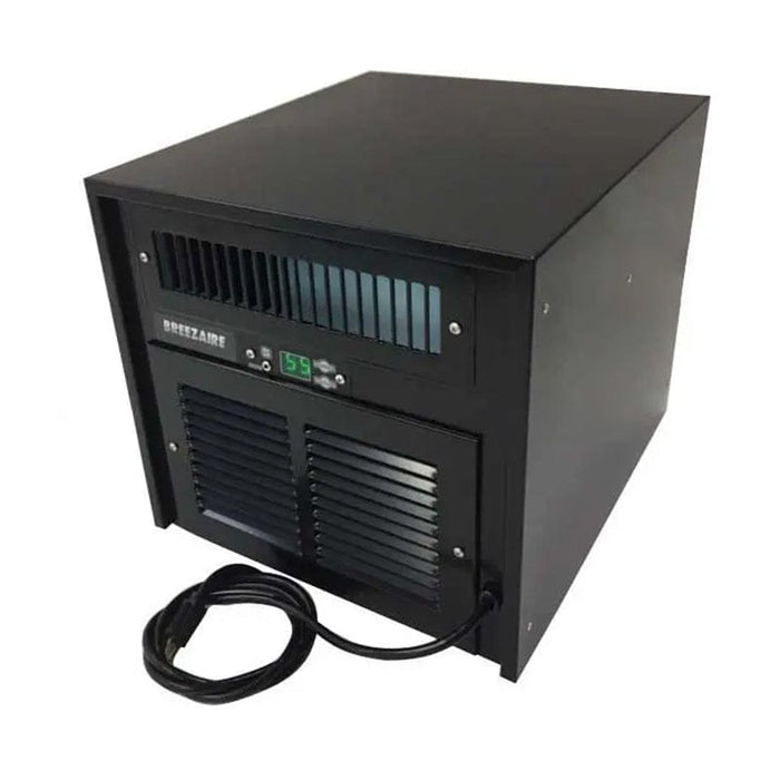 Breezaire WKL1060BLK Wine Cellar Cooling Unit – Black Series, 140 Cu.Ft. Capacity - WKL 1060 BLK