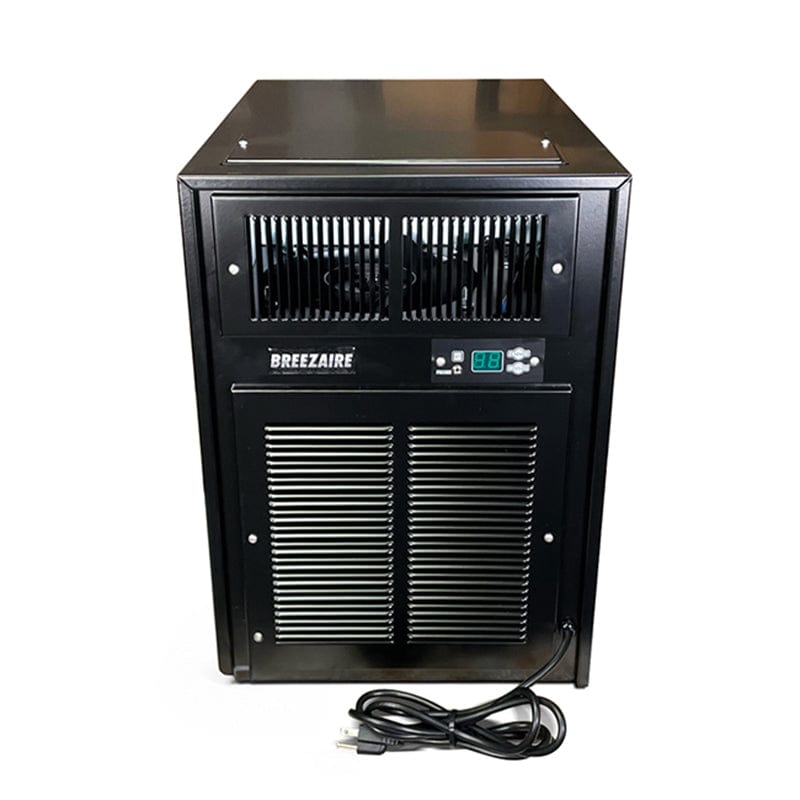 Breezaire WKL4000BLK Wine Cellar Cooling Unit – Black Series, 1000 Cu.Ft. Capacity - WKL 4000 BLK