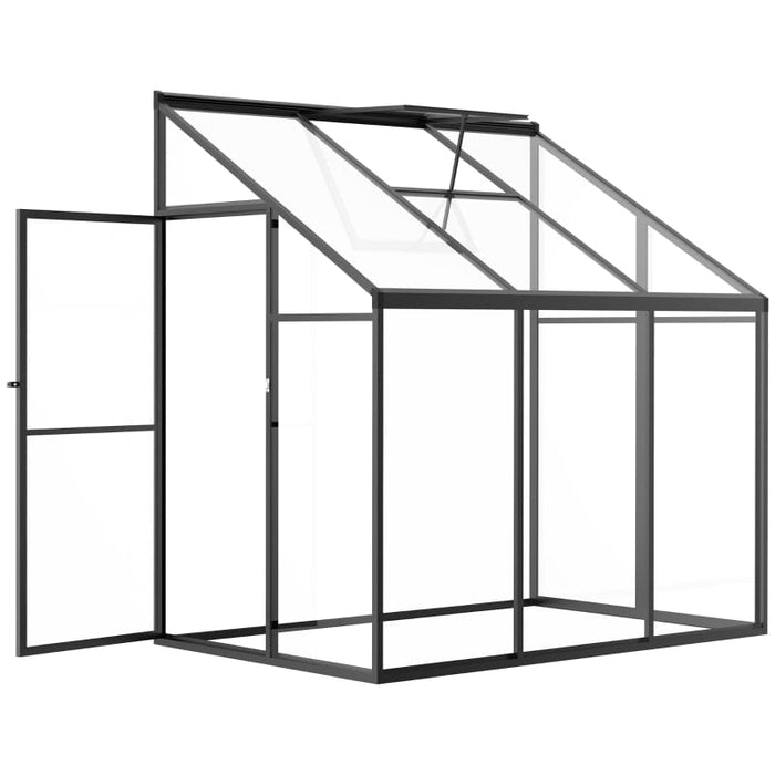 Outsunny 6' x 4' Aluminum Greenhouse Polystyrene Walk-in Garden Greenhouse - 845-525