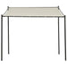 Outsunny 10' x 9.5' x 9.5' Outdoor Wall Patio Gazebo Canopy - 84C-187BG