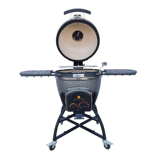 Vision Grills Elite | XD402 Deluxe Ceramic Kamado Grill | Charcoal Gas Compatible - Elite - XD402GMG
