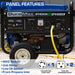 DuroMax 4,400 Watt Portable Dual Fuel Gas Propane Generator - XP4400EH