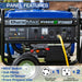 DuroMax 5,500 Watt Portable Dual Fuel Gas Propane Powered Generator - XP5500EH