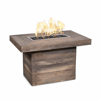 Yuma Wood Grain Fire Pit Oak