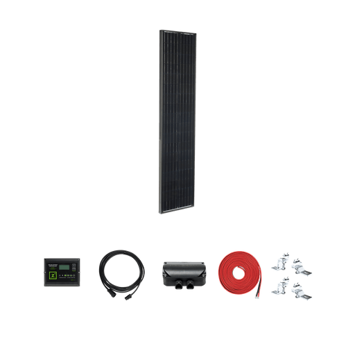 Zamp Legacy Black 95 Watt Solar Panel Deluxe Kit