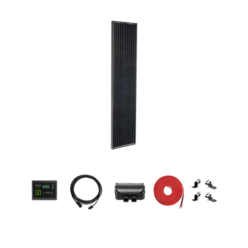 Zamp Airstream Legacy Black 95 Watt Solar Panel Deluxe Kit 1936-2018