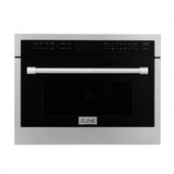 ZLINE Appliance Package - 36 in. Dual Fuel Range, Range Hood, Microwave Oven, Dishwasher, 4KP-RARH36-MODWV