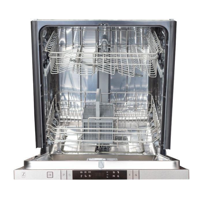 ZLINE Appliance Package - 48 in. Dual Fuel Range, Range Hood, Dishwasher, 3KP-RARH48-DW