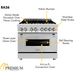 ZLINE Appliance Package - 36 in. Dual Fuel Range, Range Hood, Microwave Drawer, 3KP-RARH36-MW